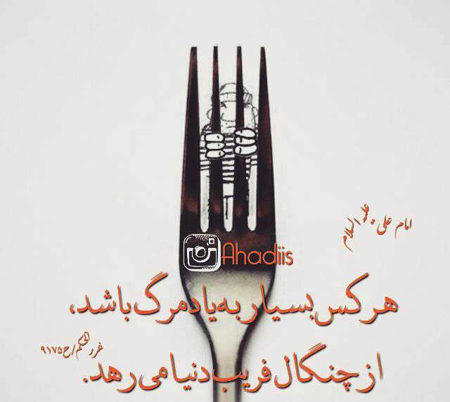 حدیثی از امام علی در مورد مرگ